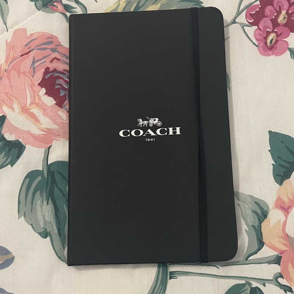 Coach Black Journal with Logo